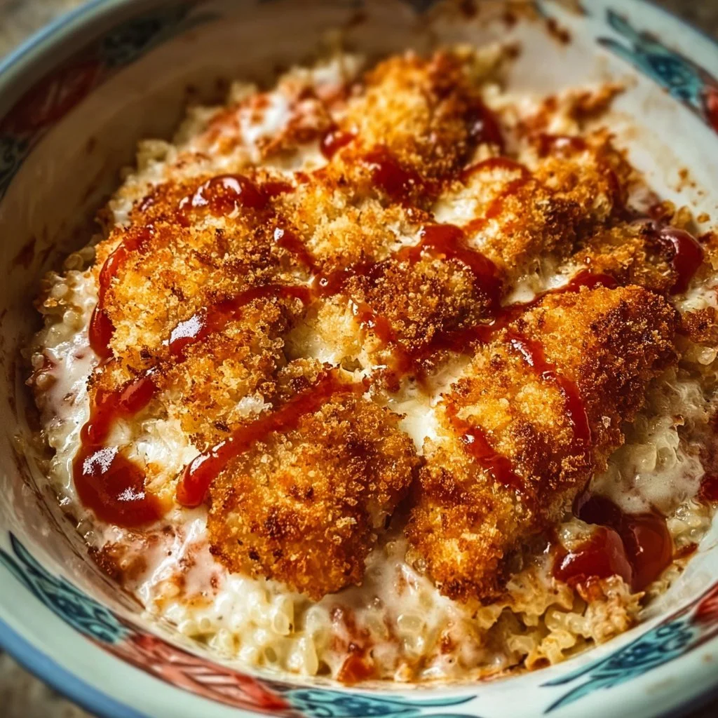 Healthy Cottage Cheese Chicken Parm Bowl with flavorful ingredients