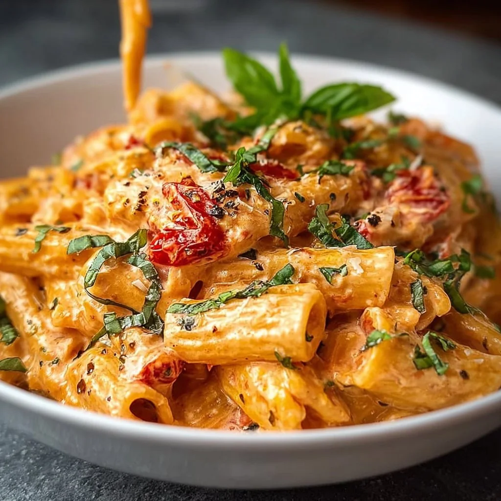 Creamy Tomato Garlic Pasta