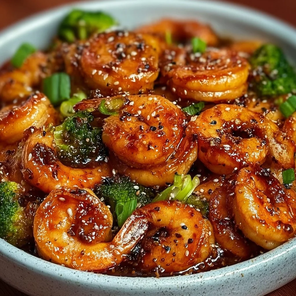 High-Protein Honey Garlic Shrimp