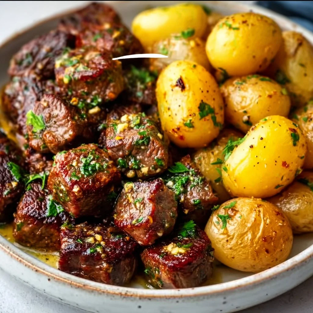 Melt-in-Your-Mouth Garlic Butter Beef Bites