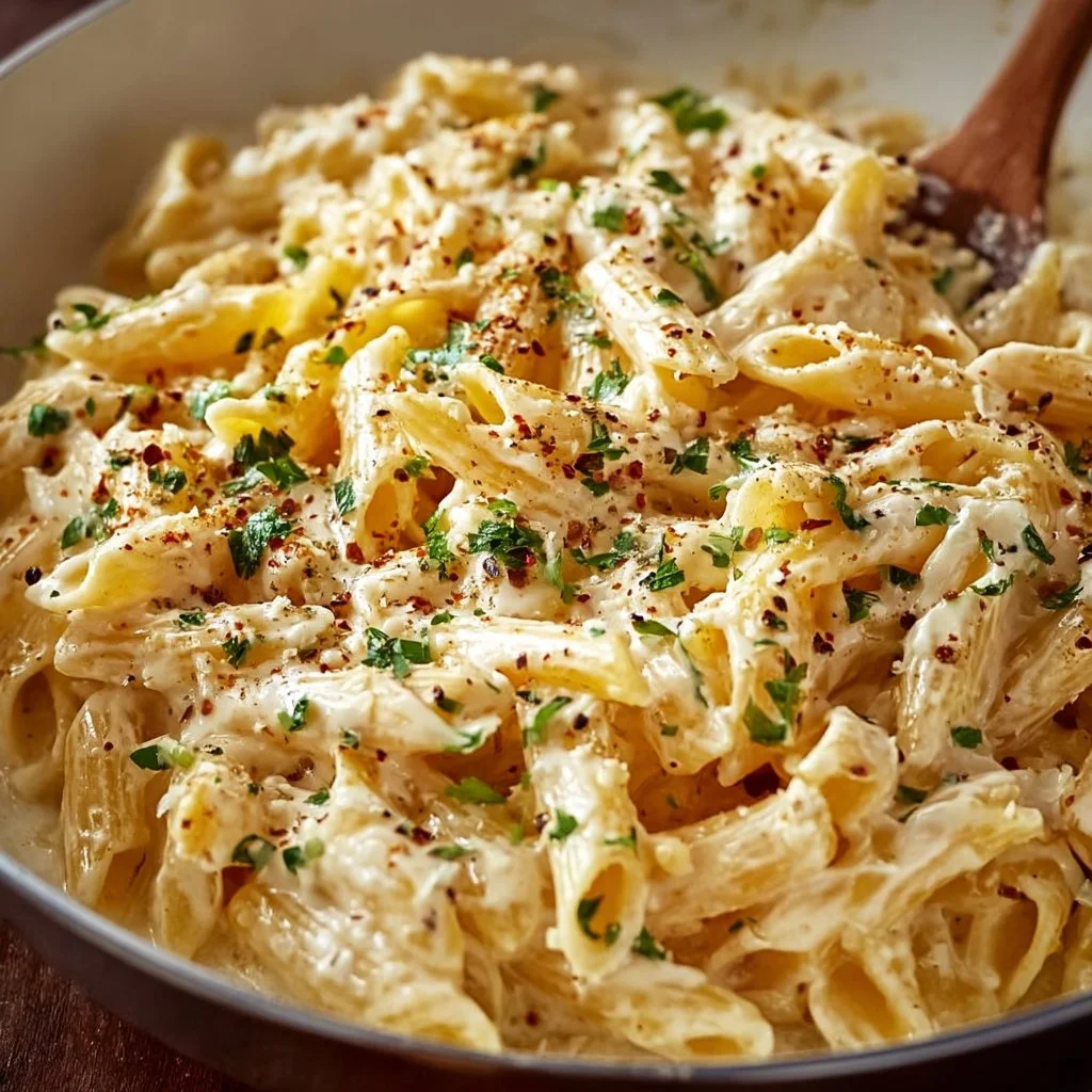 One Pot Creamy Garlic Pasta
