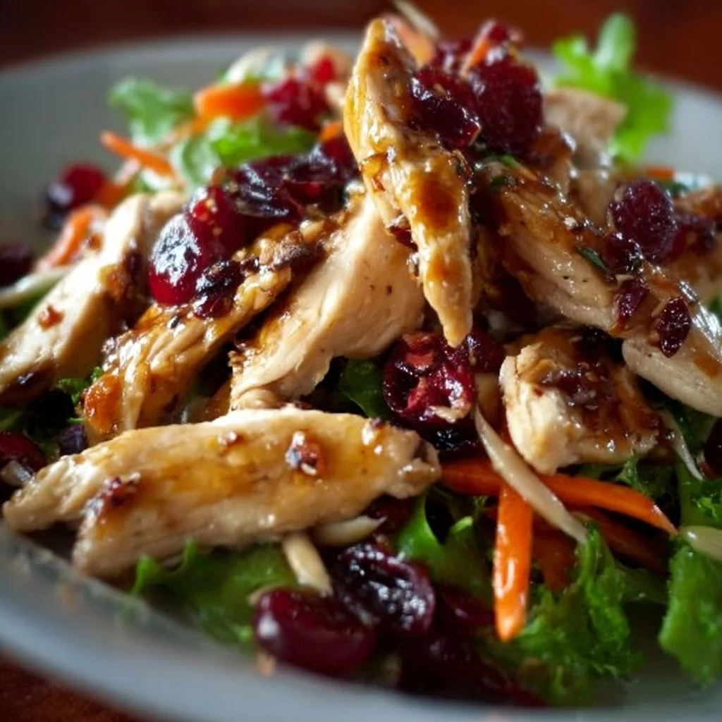 Asian Chicken Cranberry Salad