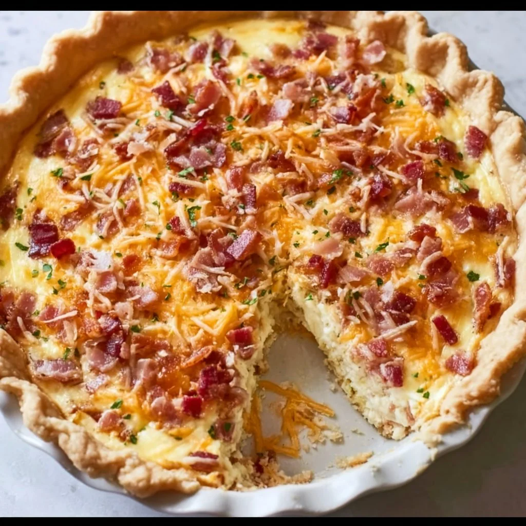 Bacon and Cheese Quiche