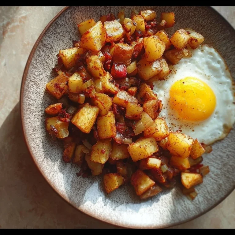 Crispy Bangin' Breakfast Potatoes served with herbs and spices