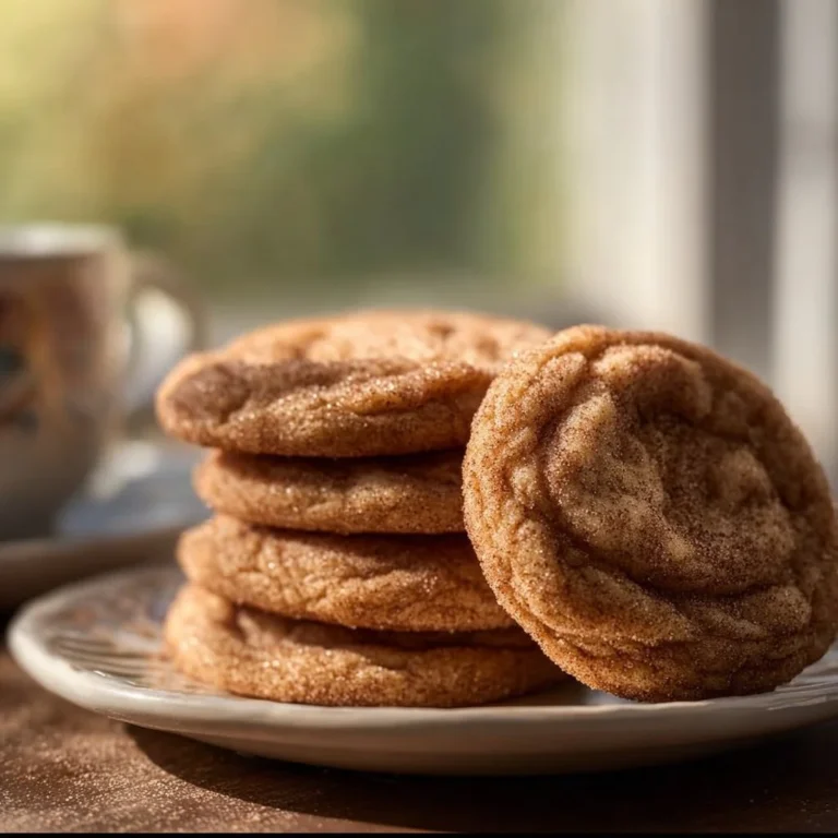 Freshly baked brown sugar cinnamon cookies on a cooling rack.