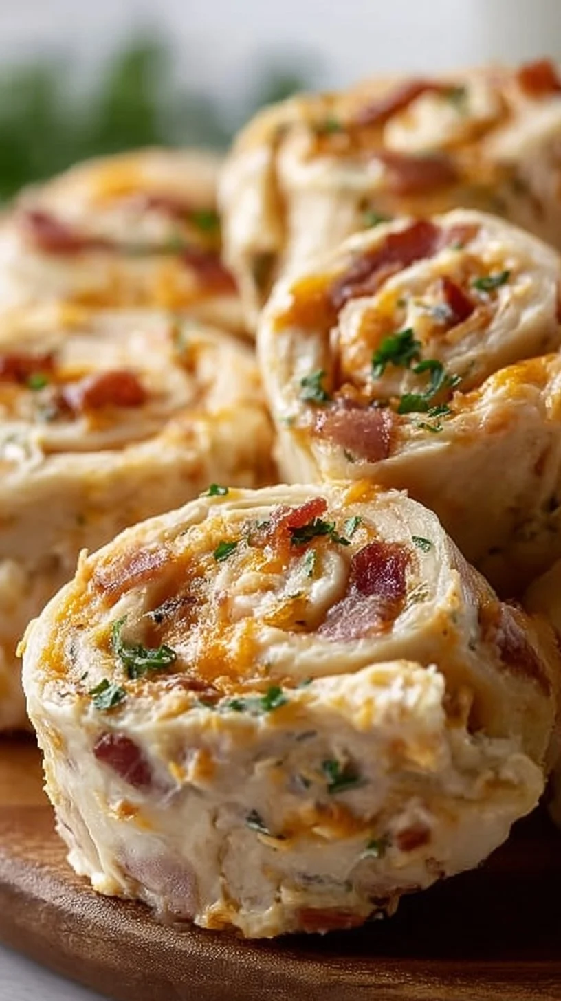 Chicken Bacon Ranch Pinwheels Recipe