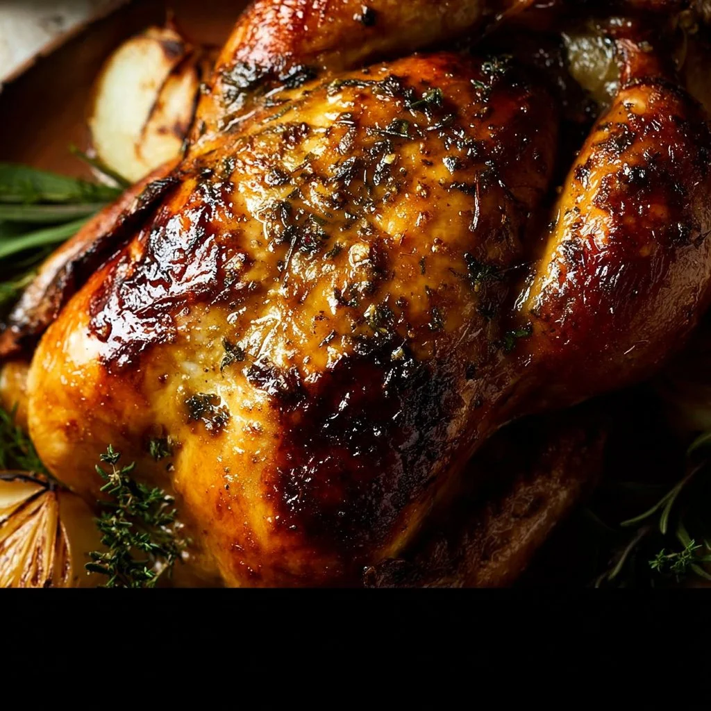 Cider Brined Roast Chicken