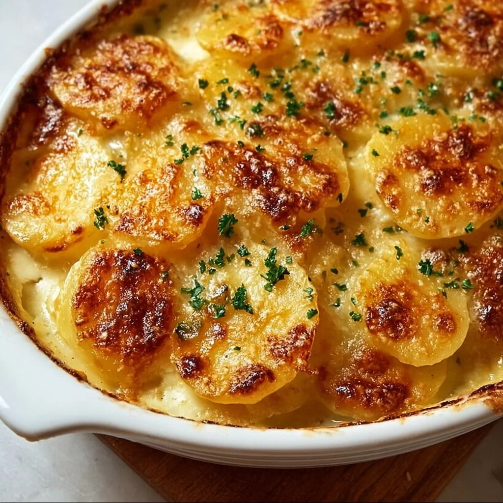 Copycat Ruth’s Chris Potatoes au Gratin