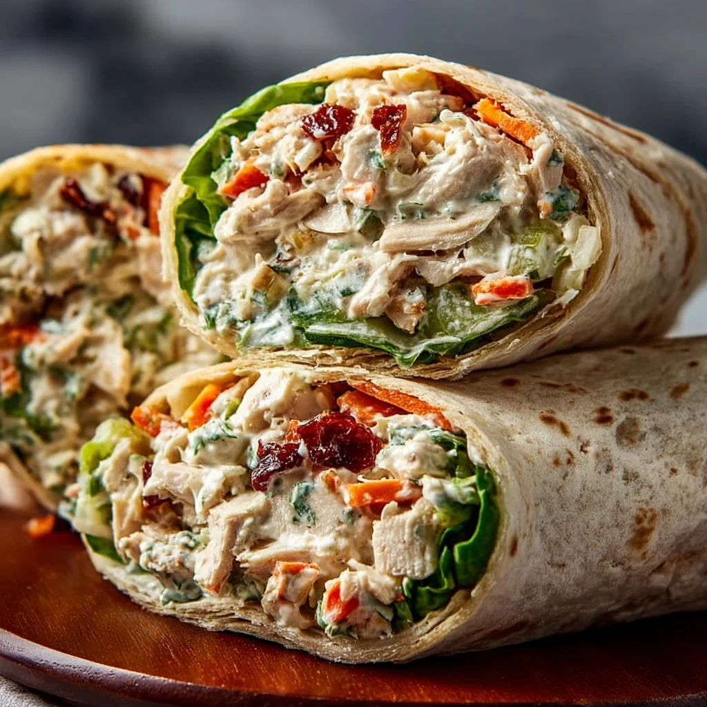 Creamy Chicken Salad Wrap
