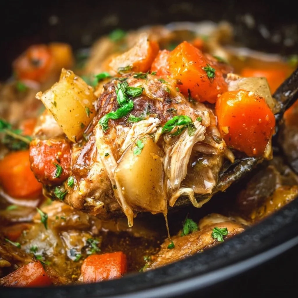Crockpot Chicken Thigh Pot Roast