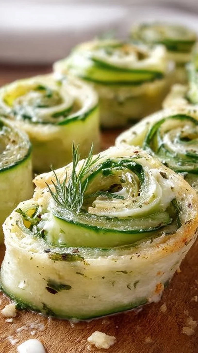 Cucumber and Dill Pinwheels