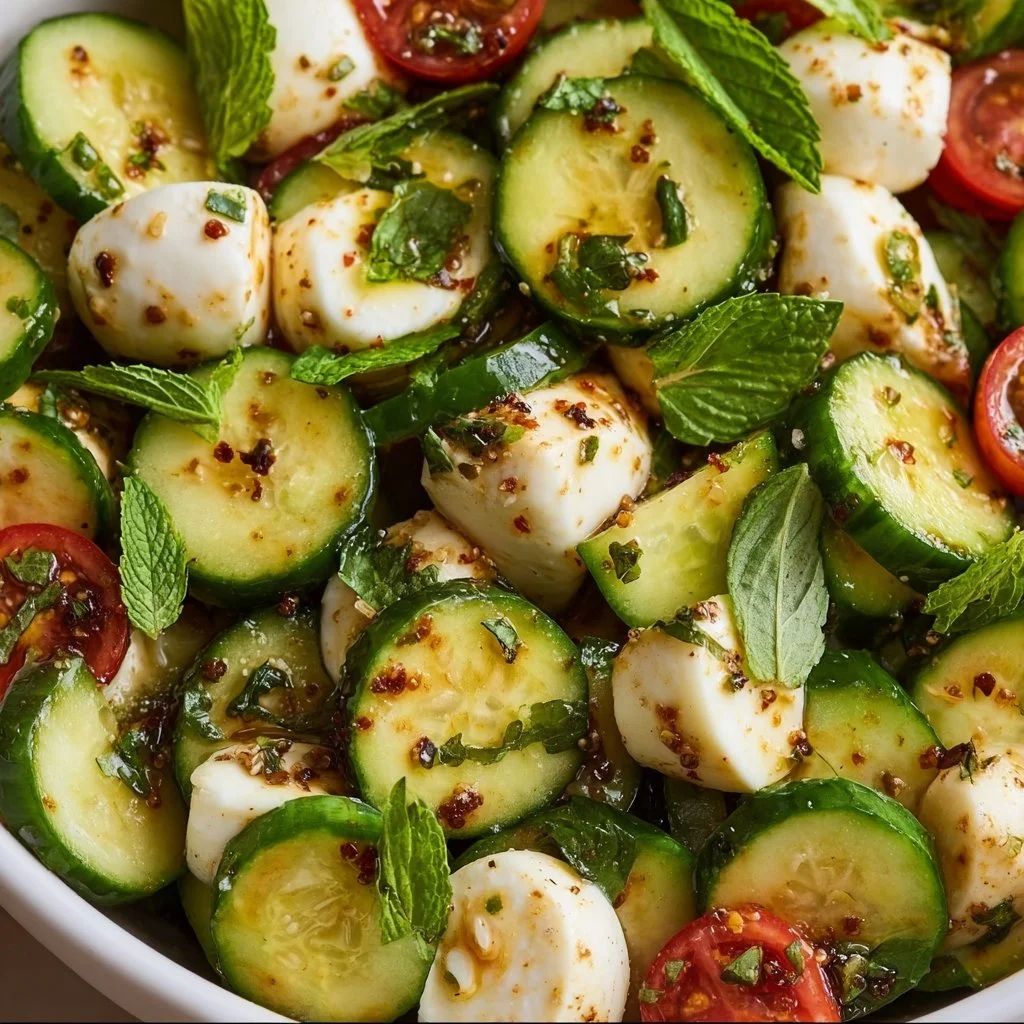 Cucumber Mozzarella Salad