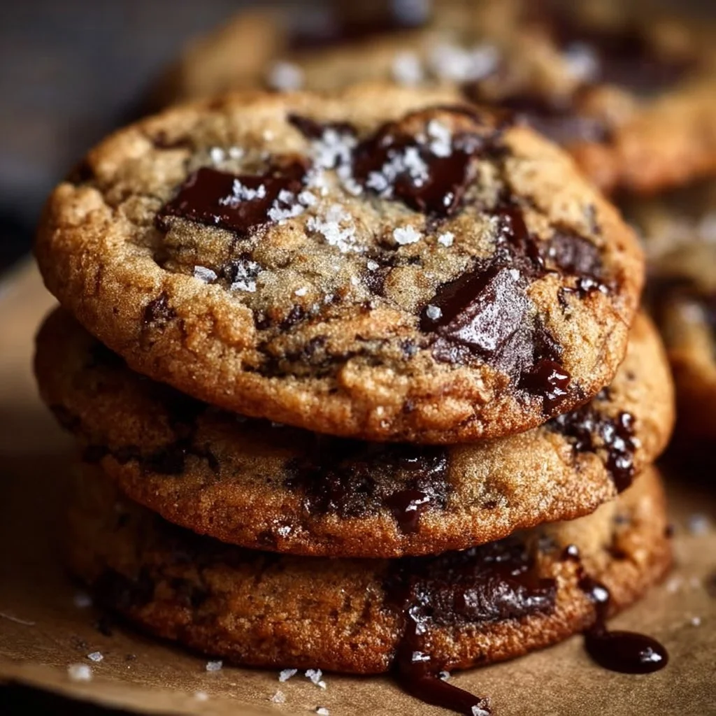 Dark Chocolate Chip Cookies
