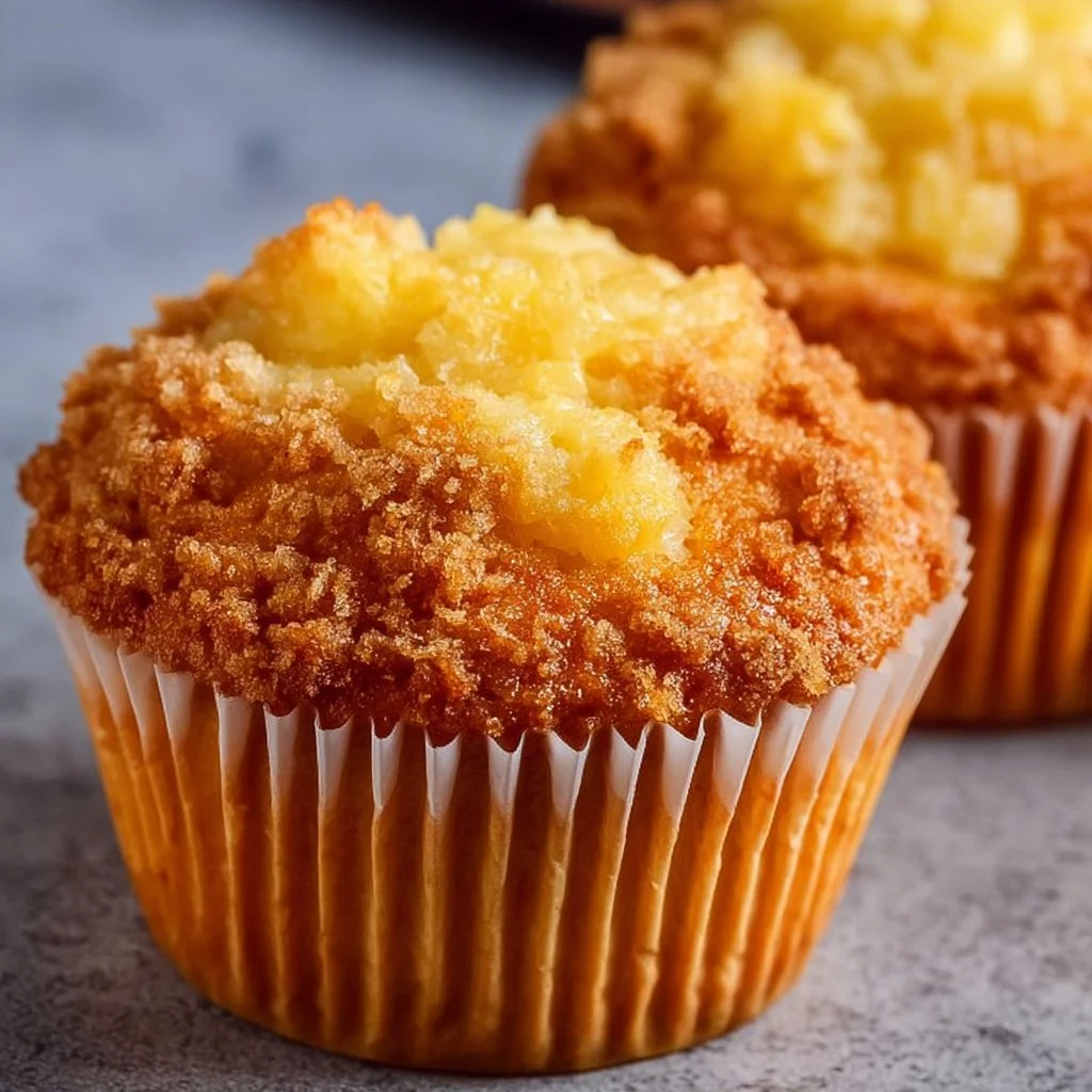 Easter Pineapple Muffins