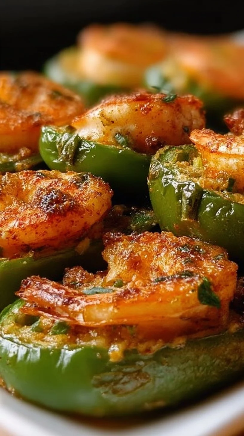 Fiery Cajun Shrimp Stuffed Jalapeños