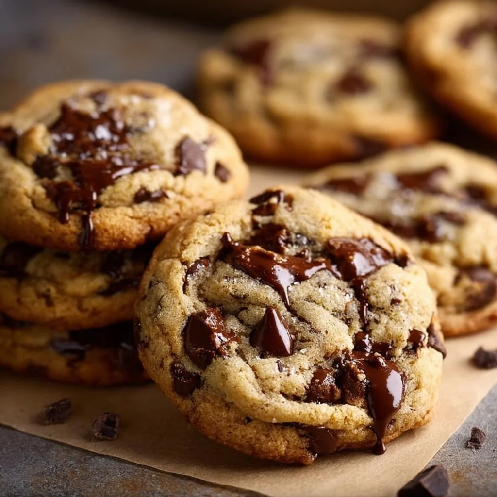 Gooey Chocolate Chip Cookies