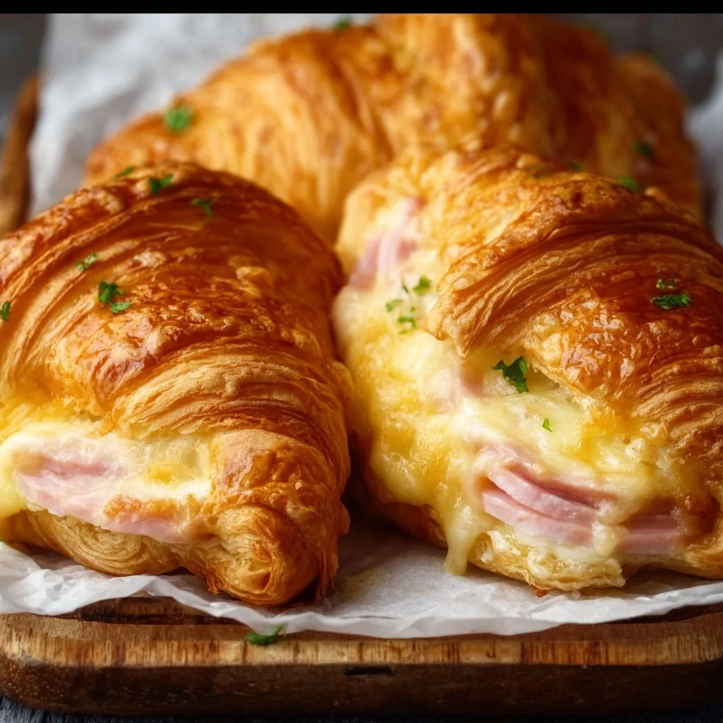 Ham and Cheese Croissants