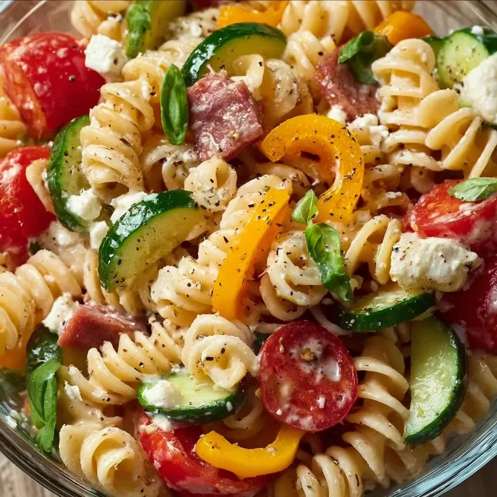 High Protein Italian Pasta Salad