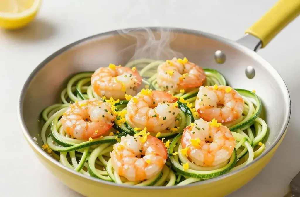 Lemon Butter Shrimp with Spring Zucchini Noodles: Bright Weeknight Wins