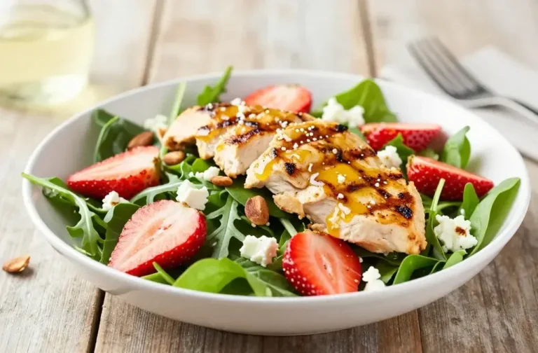 Grilled Chicken and Strawberry Spring Salad: Bright, Bold, Summer Grub
