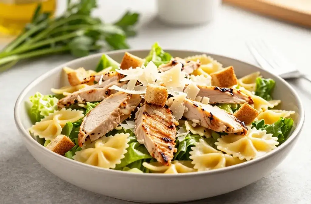 Spring Chicken Caesar Pasta Salad Sparkle Recipe