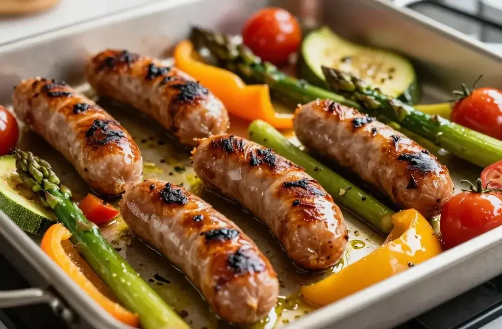 Sheet Pan Sausage and Spring Vegetables: One-Pan Dinner Wonder