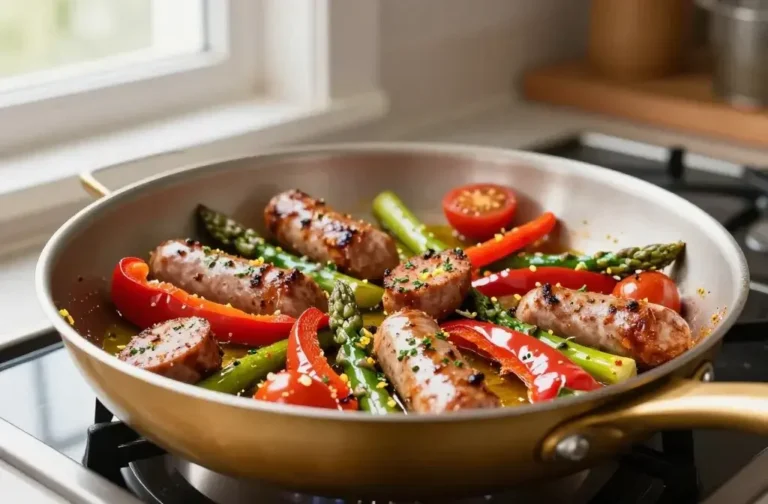 Spring Sausage and Veggie Breakfast Skillet: Bright Morning Sizzle