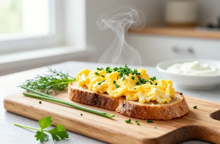 Spring Herb Scrambled Eggs on Toast Secrets for a Bright Morning