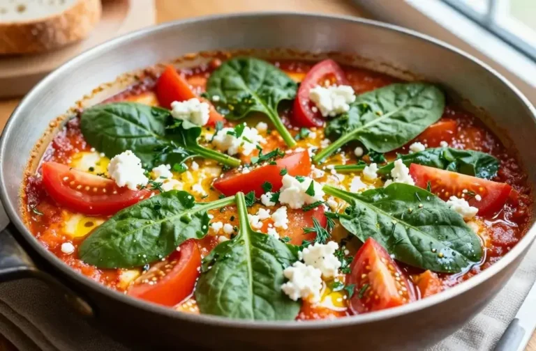 Spring Green Shakshuka with Feta: Bright, Easy Brunch Magic