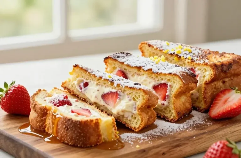 Strawberry Cream Cheese Stuffed French Toast: Weekend Brunch Heaven