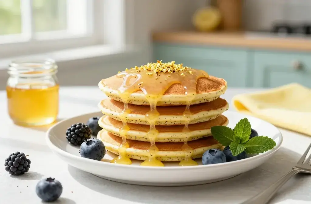 Lemon Poppy Seed Pancakes for Spring Breakfast: Bright Beginnings