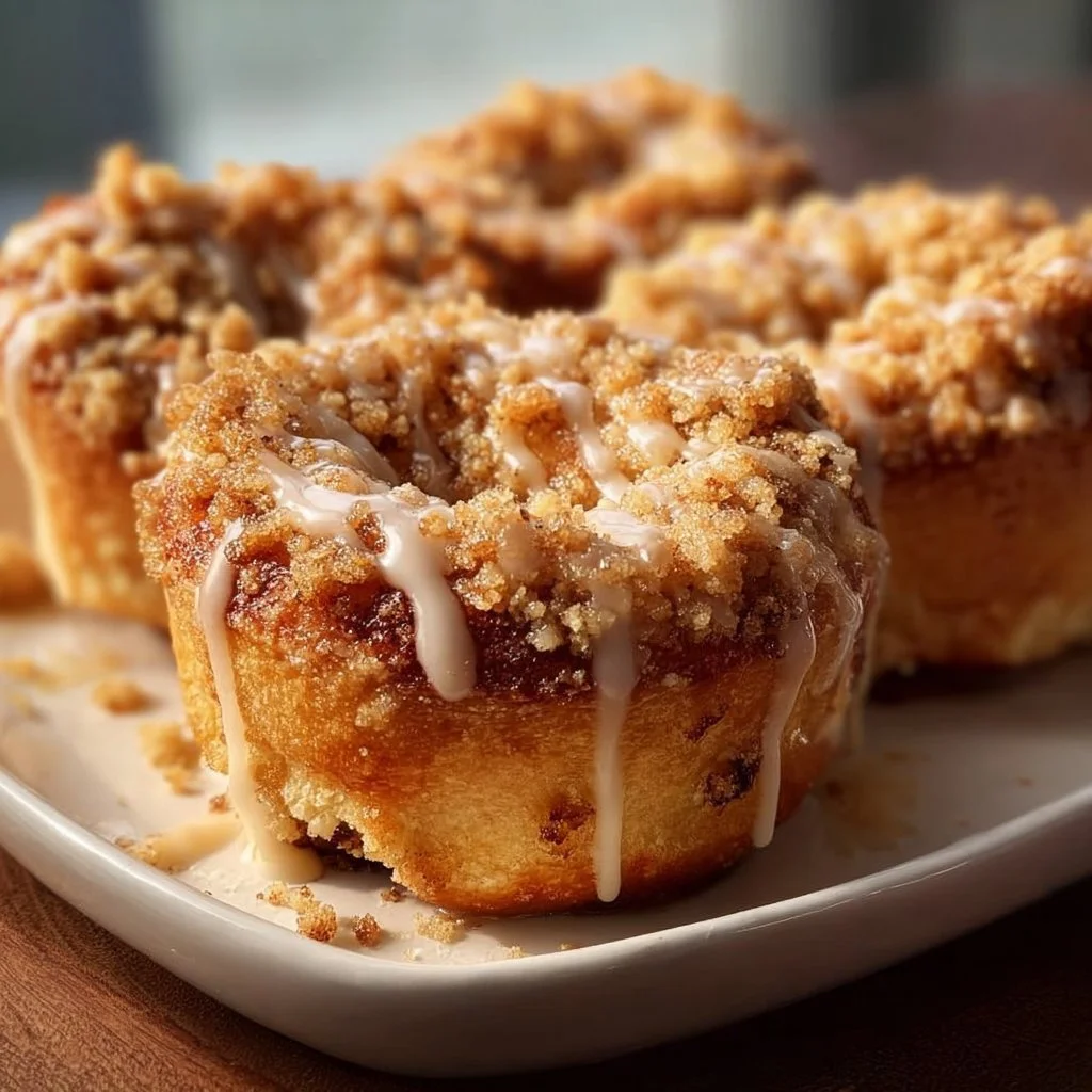Delicious apple cheesecake buns with a golden crust and creamy filling