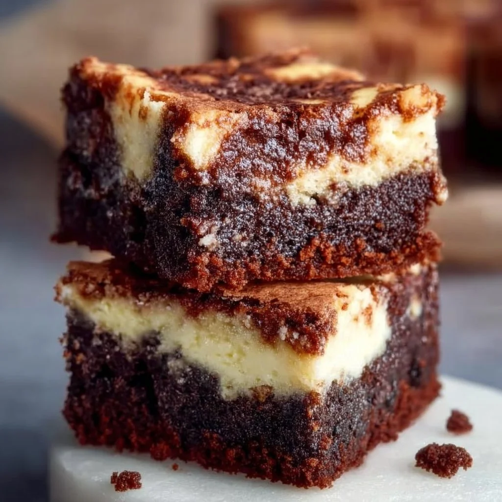 Irresistible Cheesecake Brownies