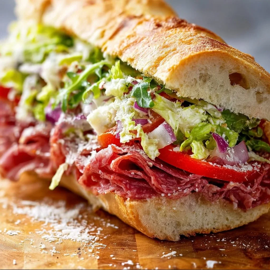 Italian Grinder Salad Sandwich