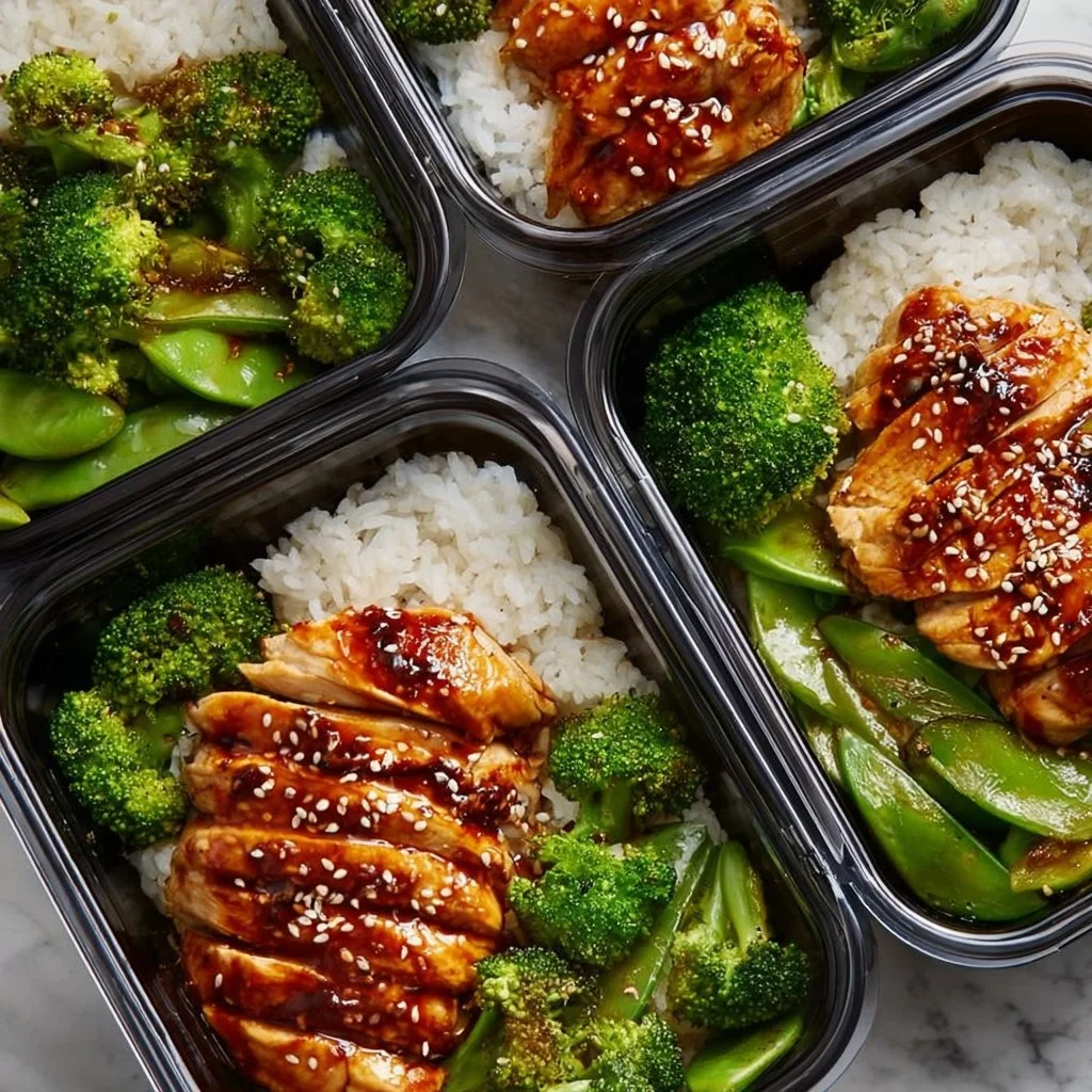 Meal Prep Teriyaki Chicken Bowls