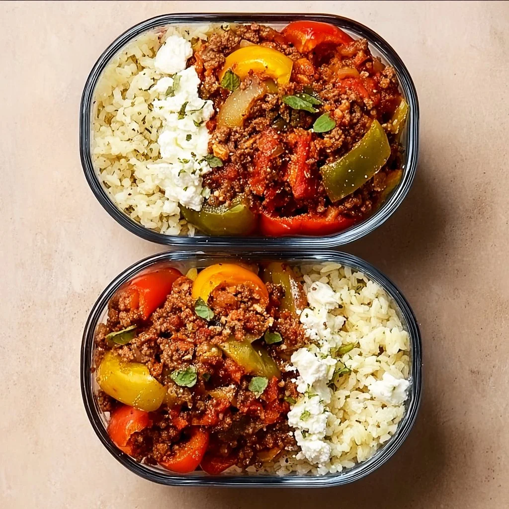 Meal Prep Unstuffed Pepper Bowls