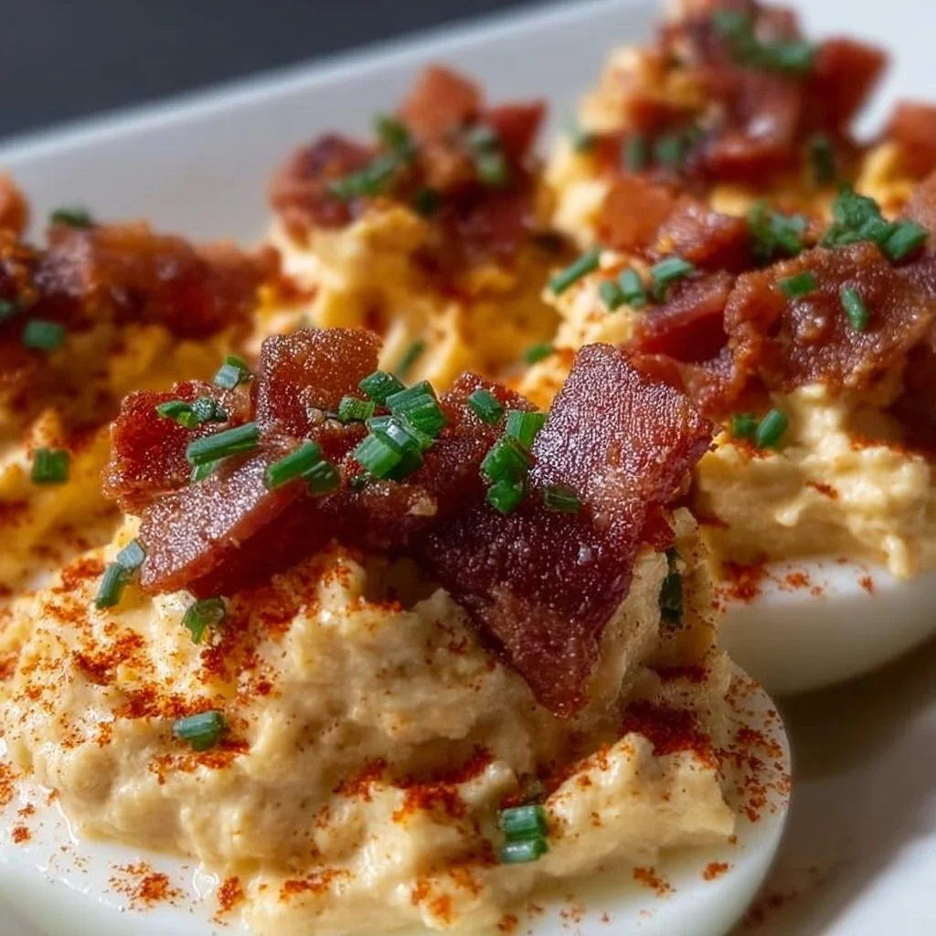 Million Dollar Bacon Deviled Eggs