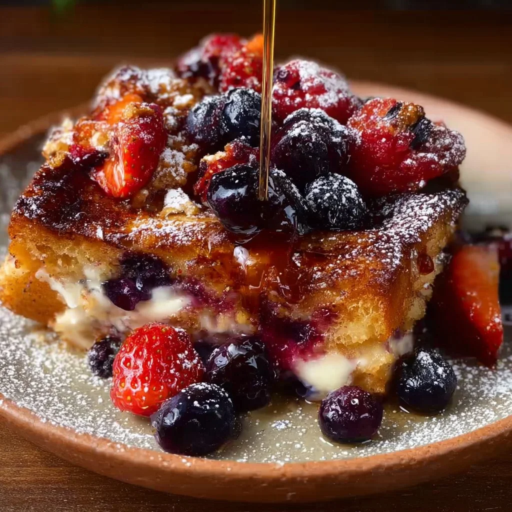 Mixed Berry French Toast Casserole