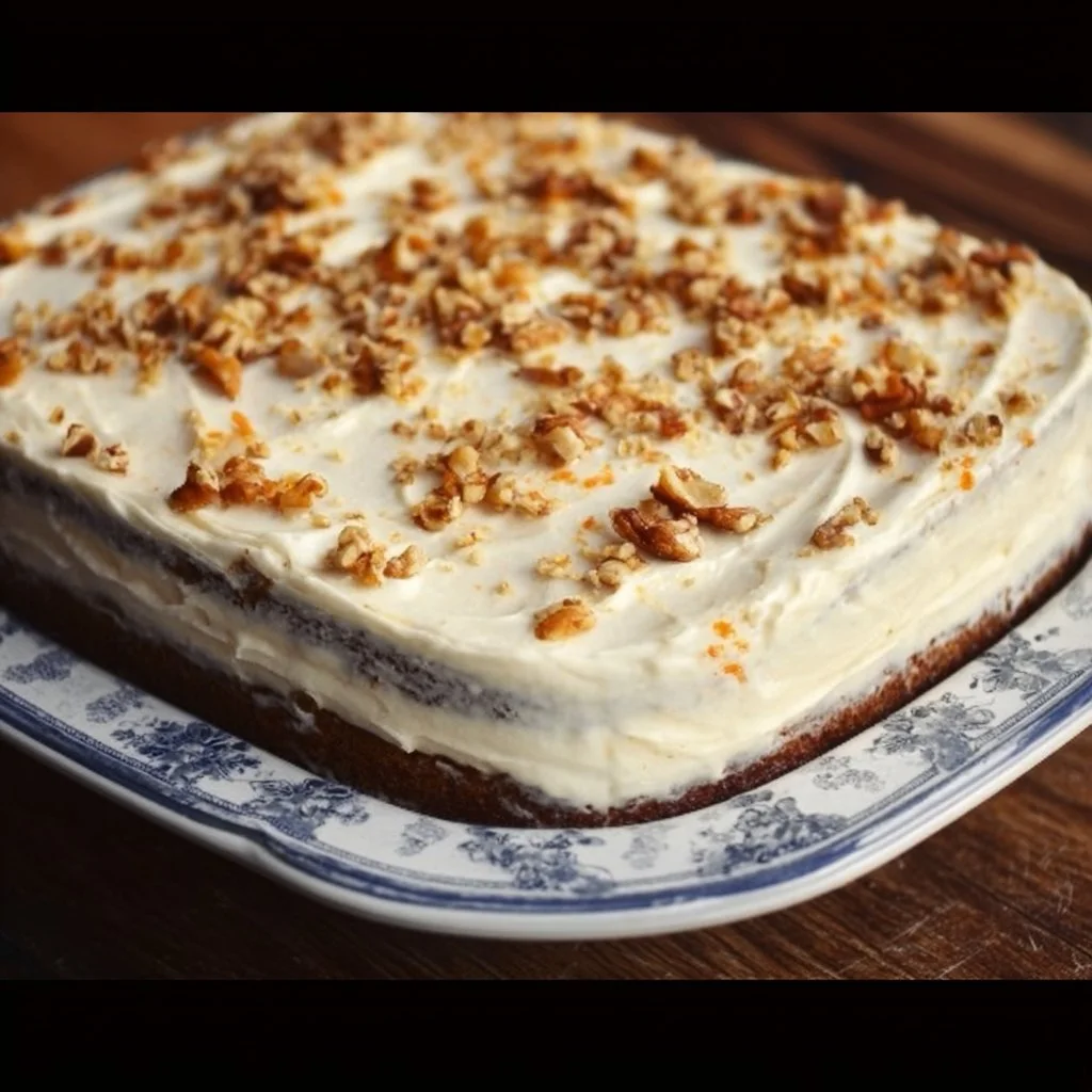 Old Fashioned Carrot Cake with Cream Cheese Frosting