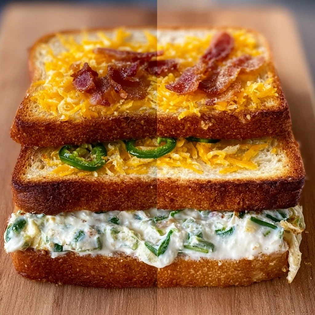 Roasted Jalapeño Popper Grilled Cheese