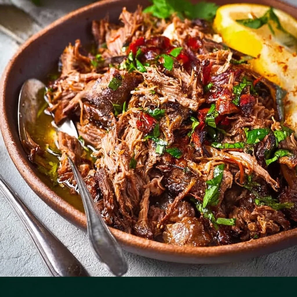 Slow-Cooked Middle Eastern Pulled Lamb