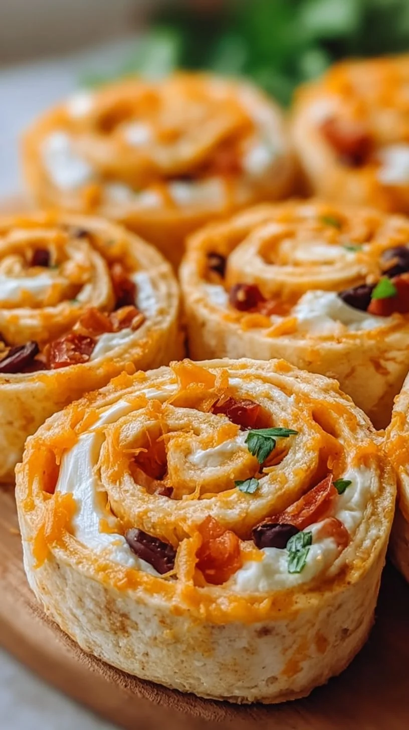 Taco Cream Cheese Pinwheels
