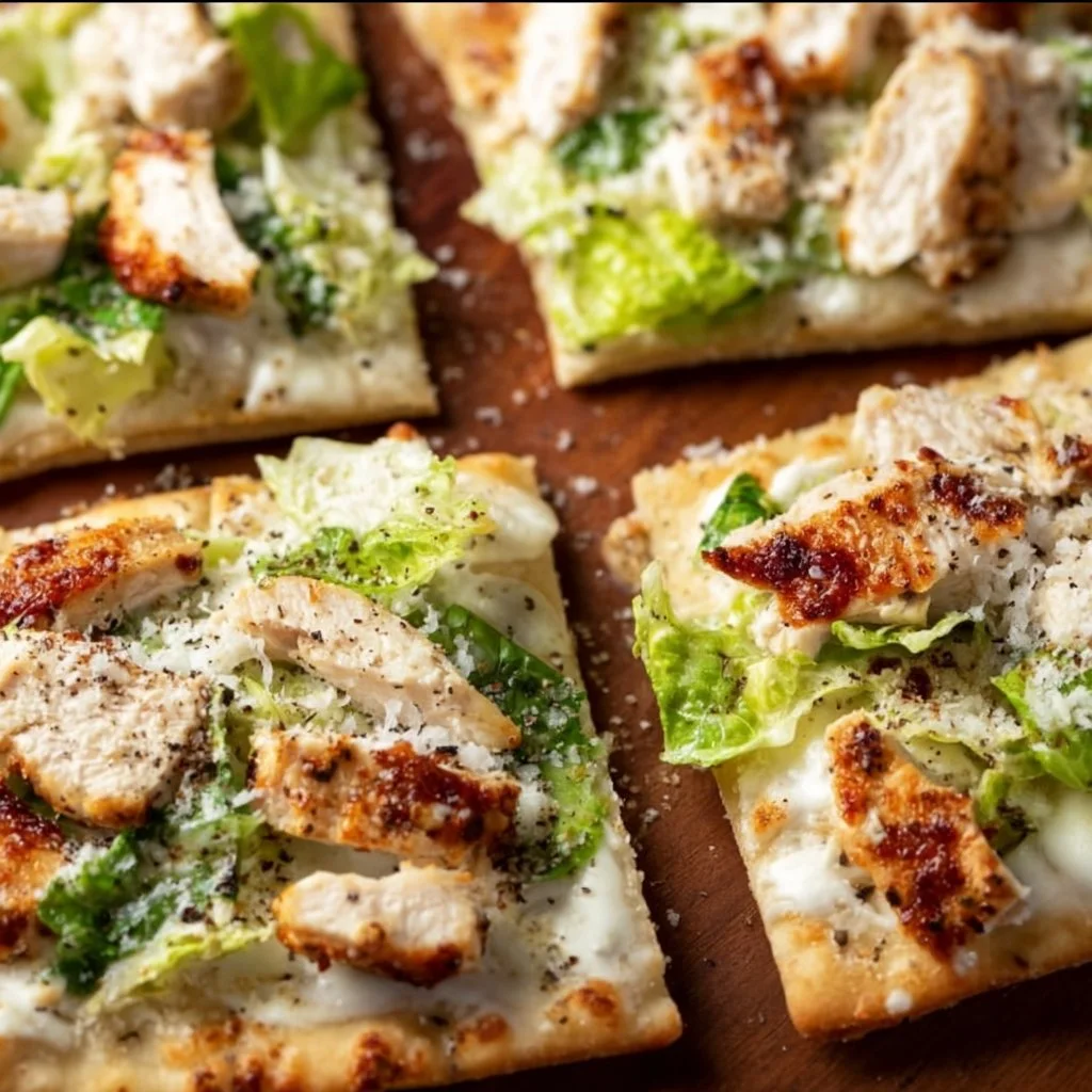 The Irresistible Chicken Caesar Flatbread