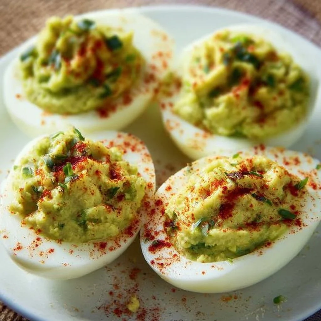 Avocado Deviled Eggs