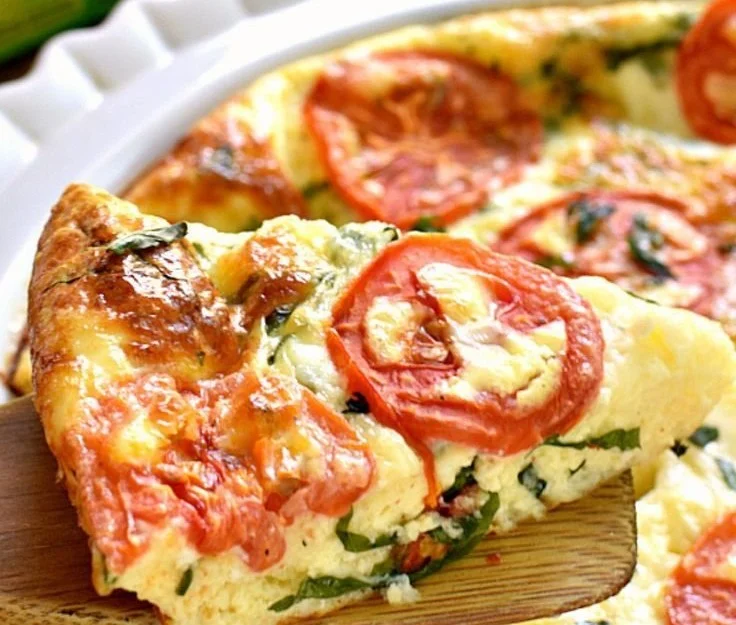 Caprese Quiche