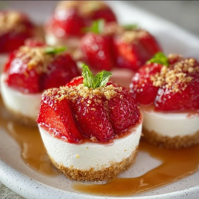 Cheesecake deviled strawberries topped with whipped cream and strawberries