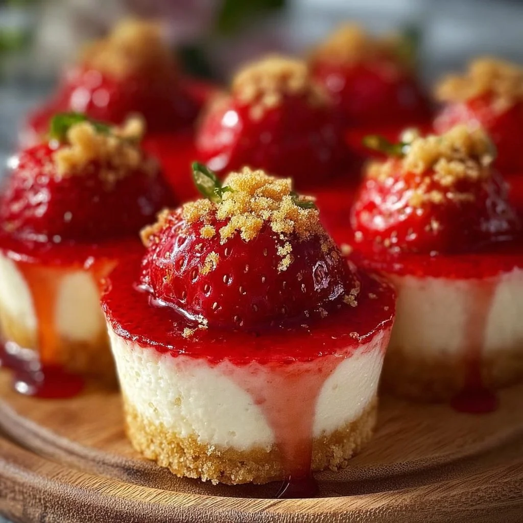 Cheesecake Deviled Strawberries