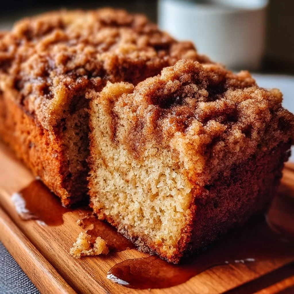 Cinnamon Crumb Banana Bread