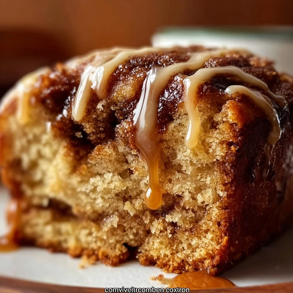 Cinnamon Roll Banana Bread