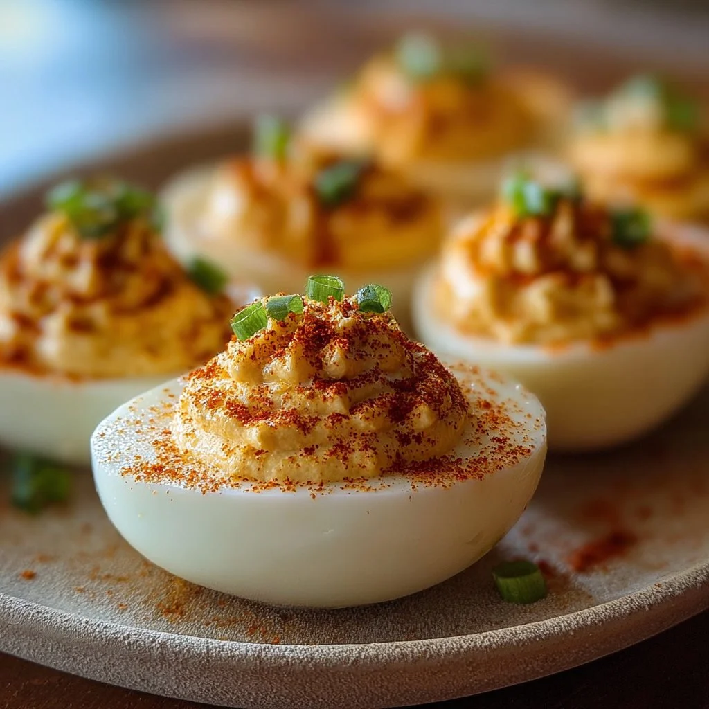 Classic Deviled Eggs with a Twist